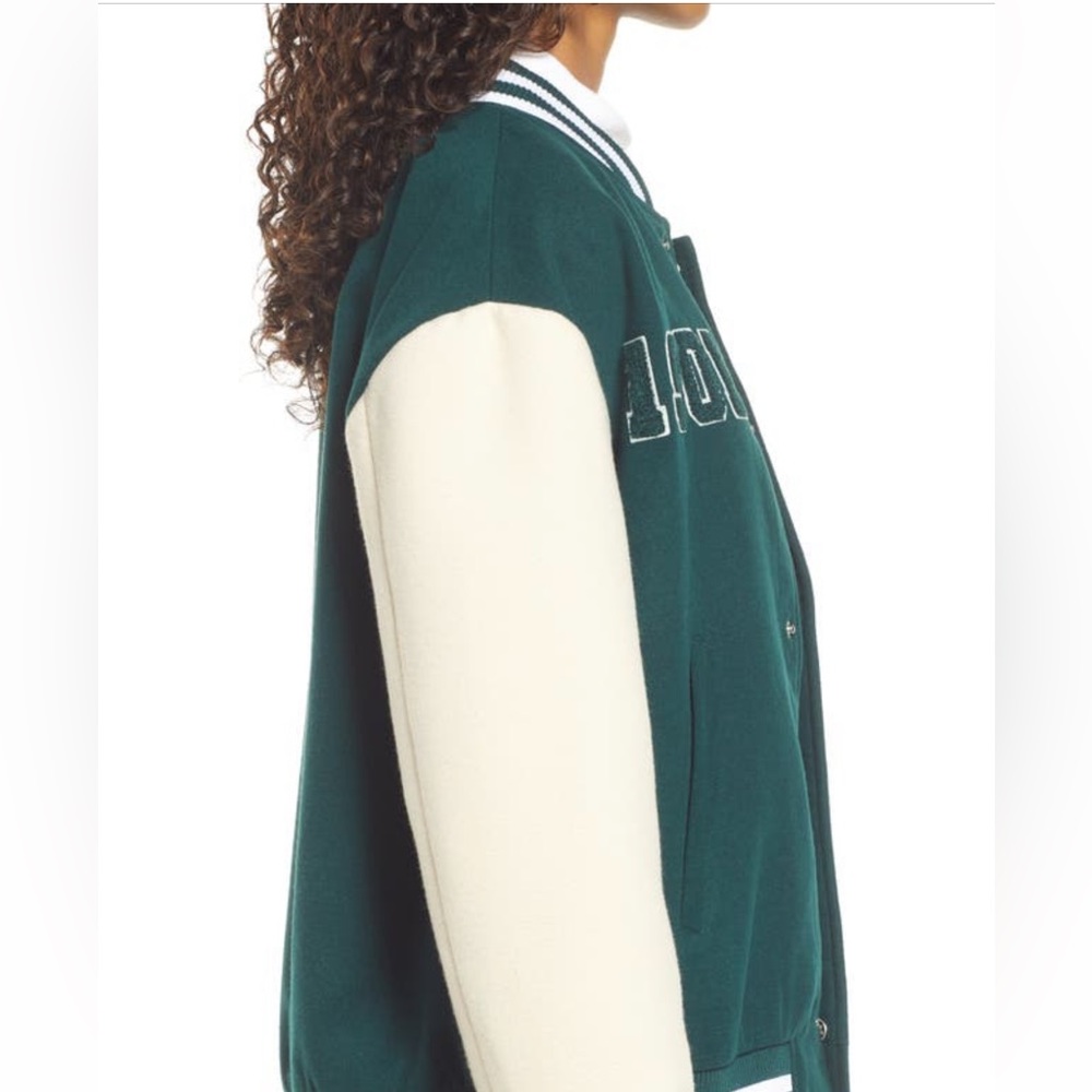 BP. Colorblock Gender Inclusive Varsity Jacket - Picture 11 of 13
